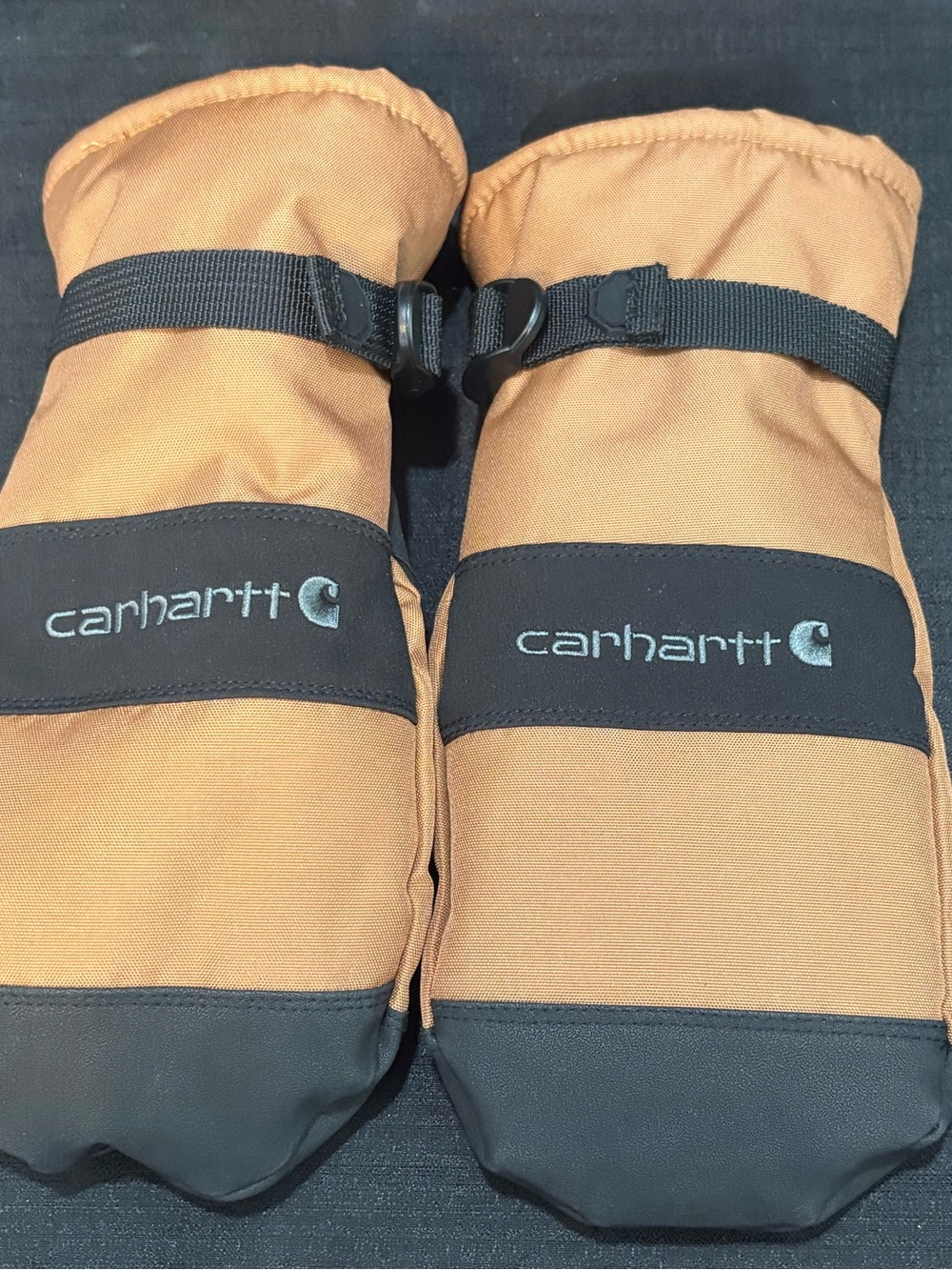 Carhartt Men's Waterproof Insulated Knit Cuff Mittens (A616) size large